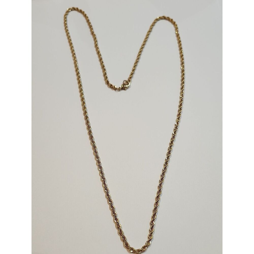 Gold-Tone Rope Chain Necklace - Classic Women's Jewelry 30" Length